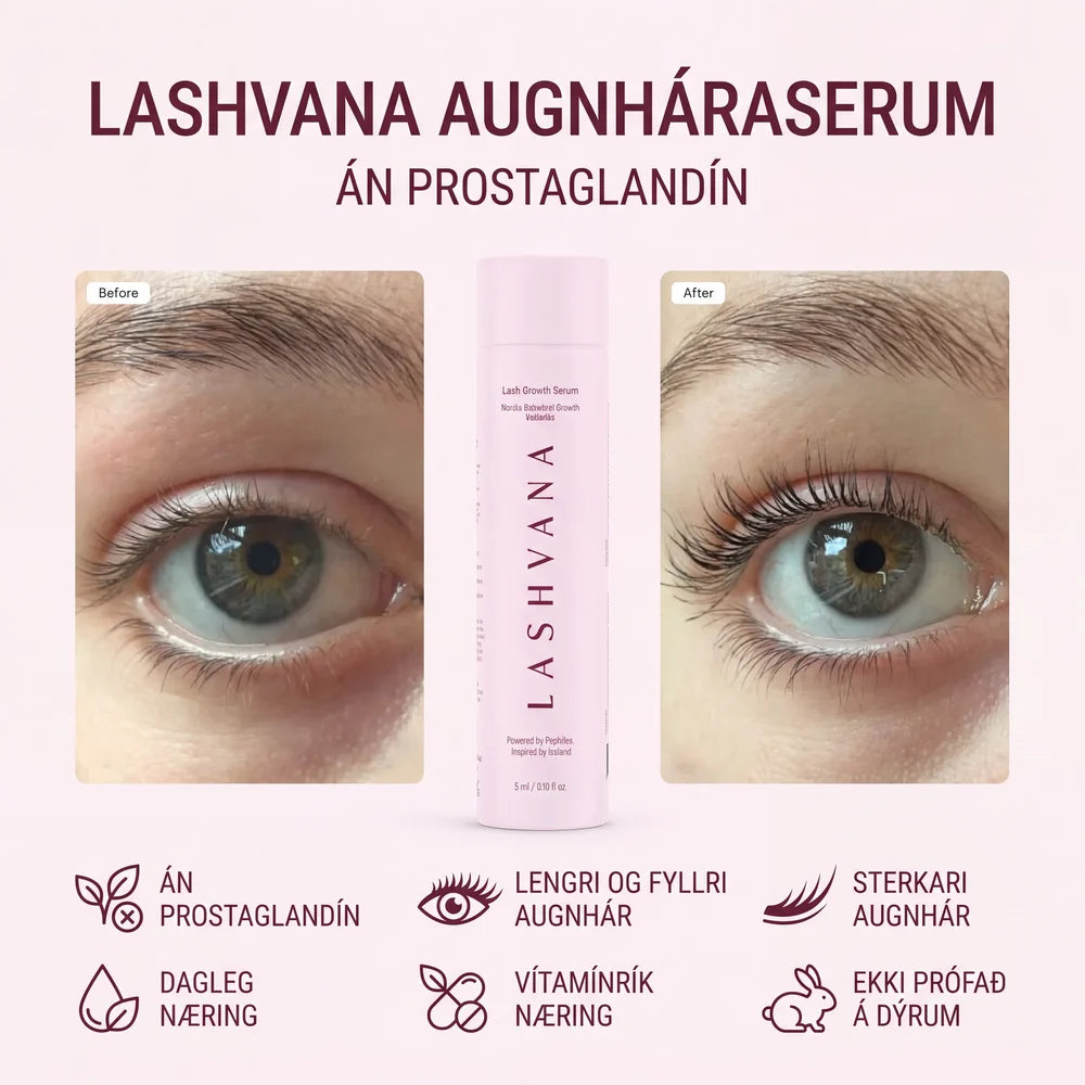 Augnháraserum, Lash Growht Serum frá Lashvana