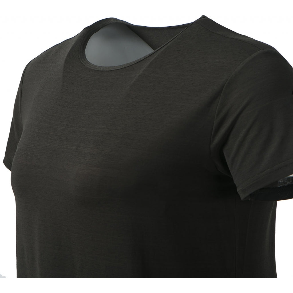 Lizzy W Slub S/S Tee stuttermabolur frá Athlecia