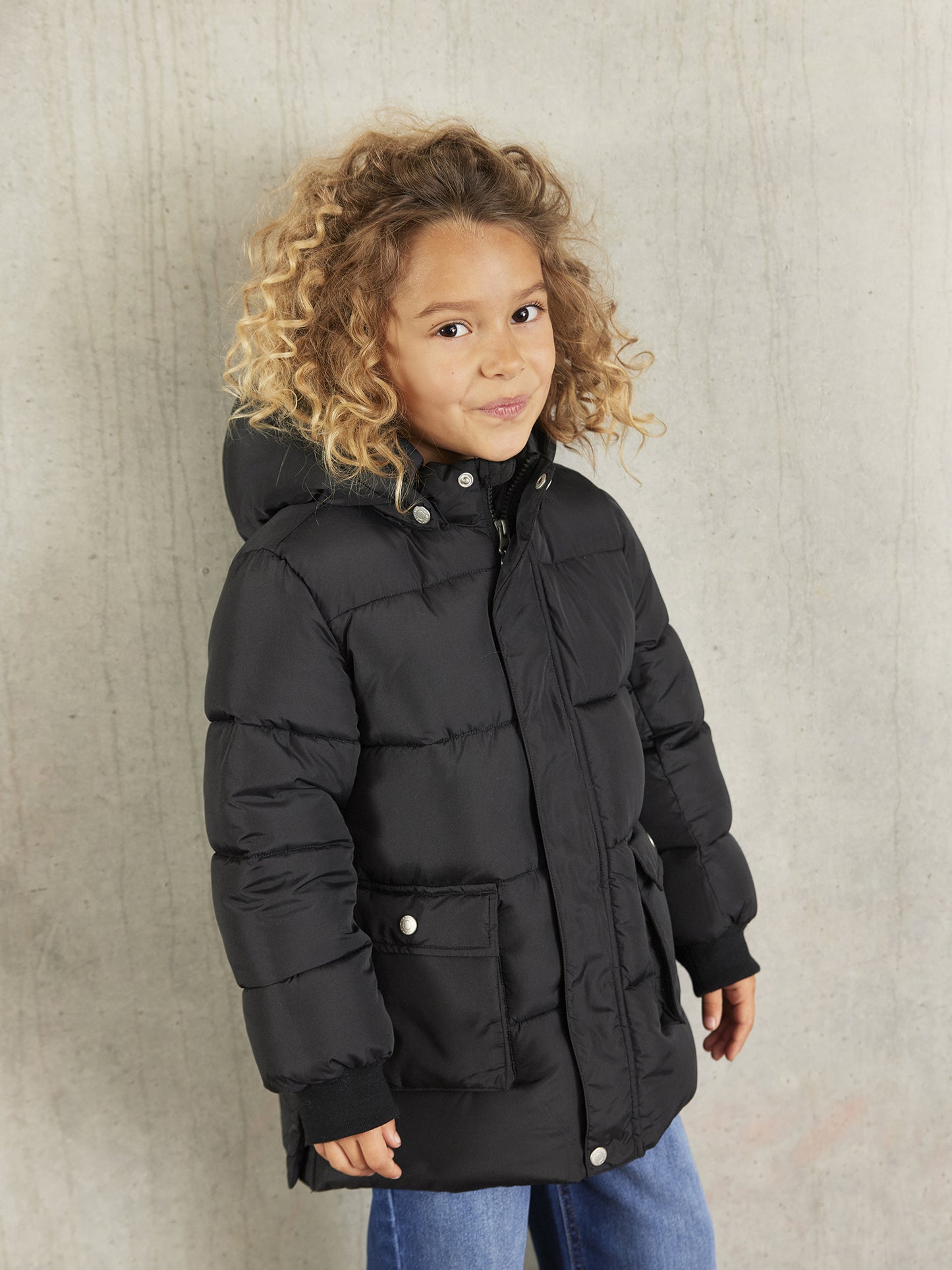 Quilted Long Jacket jakki frá Minymo