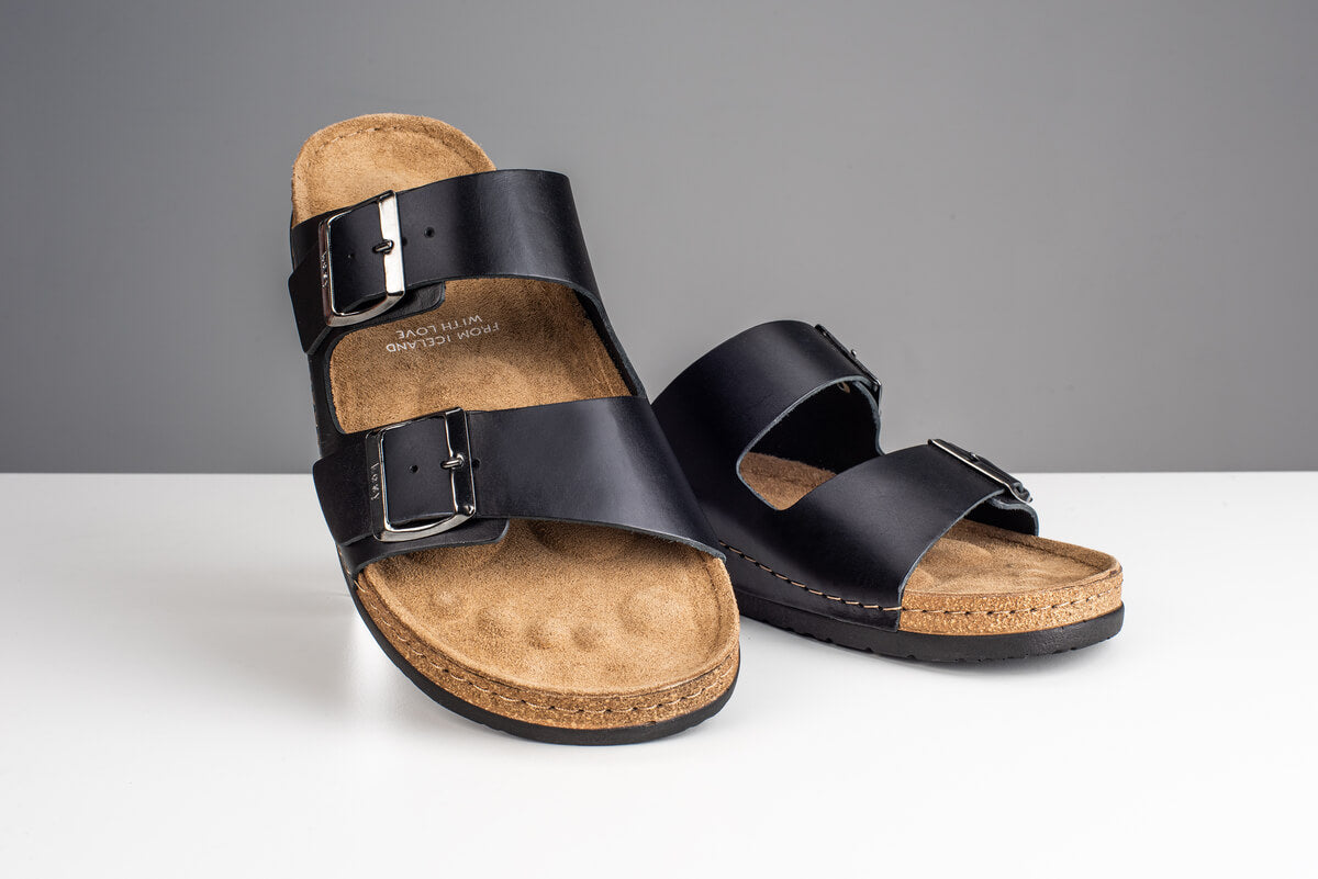 Ylur heilsu-inniskór fyrir herra