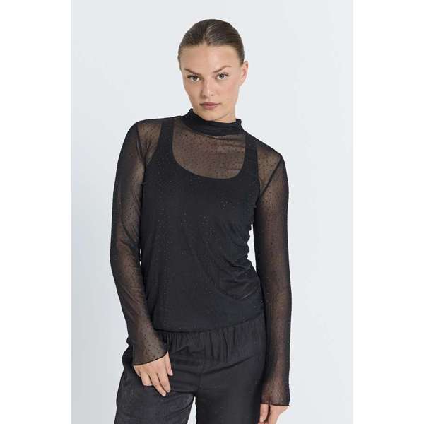 Iska mesh toppur með steinum frá Freequent