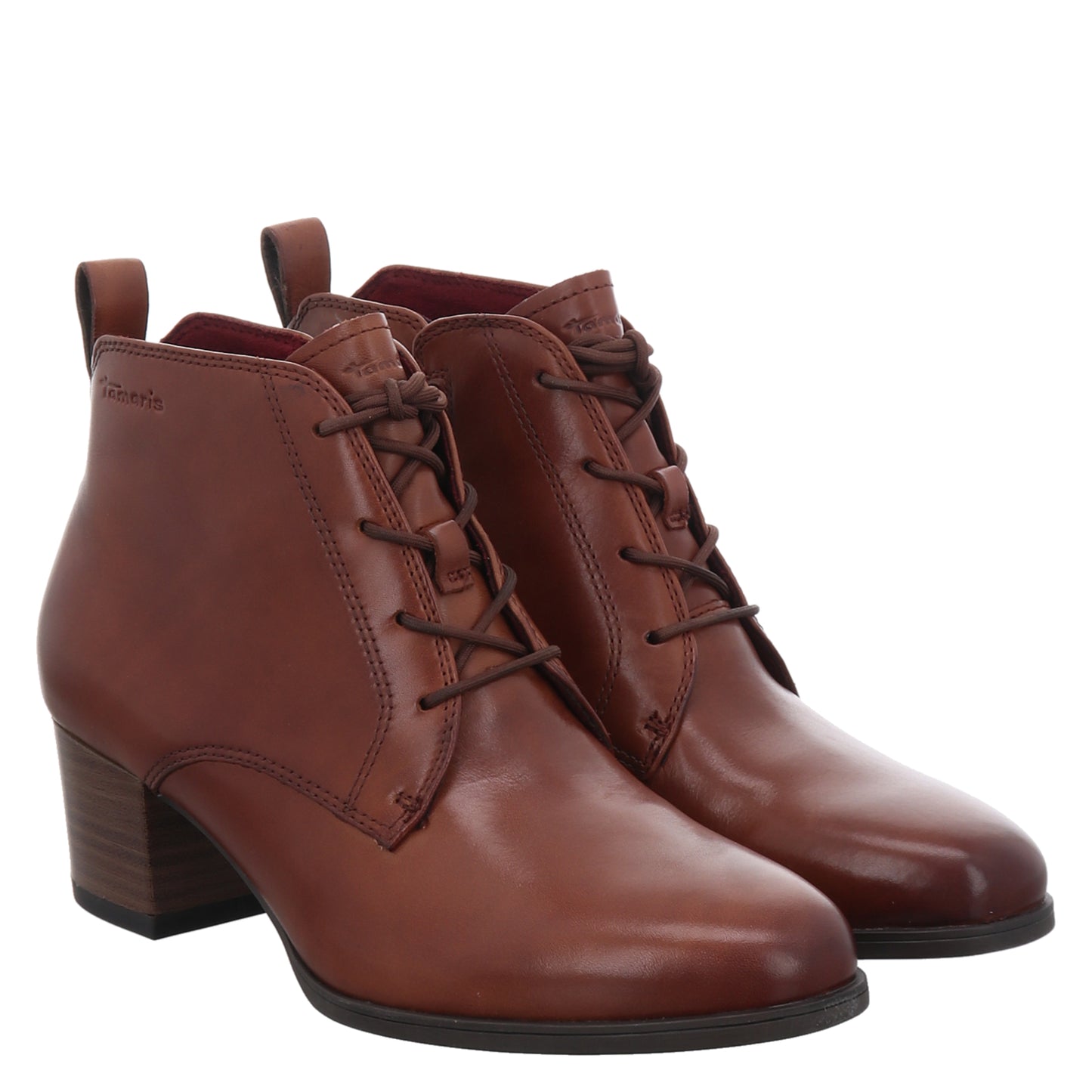 Koníaks ökklaskór frá Tamaris