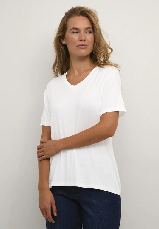 Frida stuttermabolu frá Kaffe