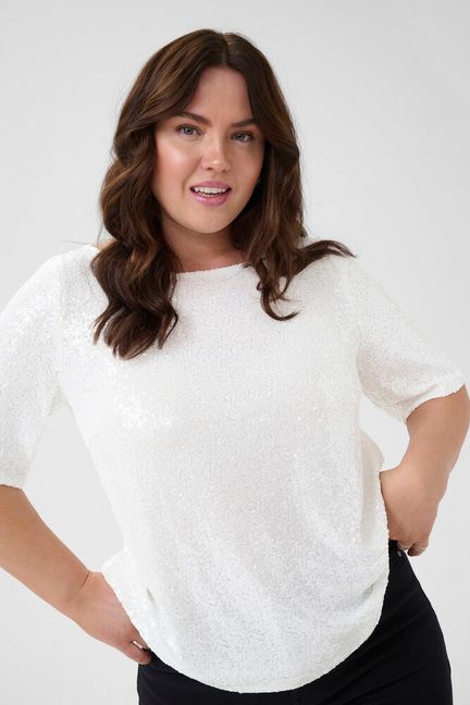 Mirana pallíettu toppur frá Kaffe Curve