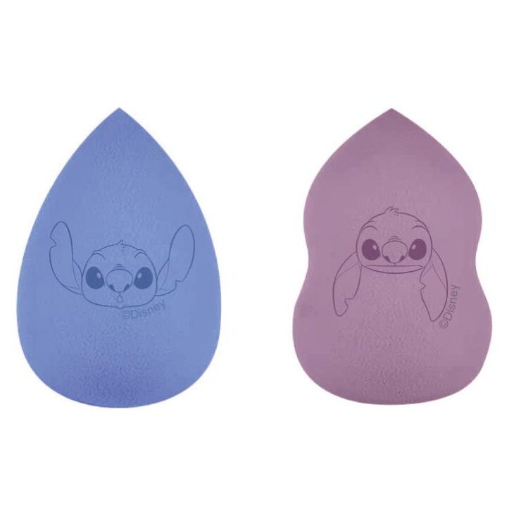Tveir förðunarpúðar með Stitch