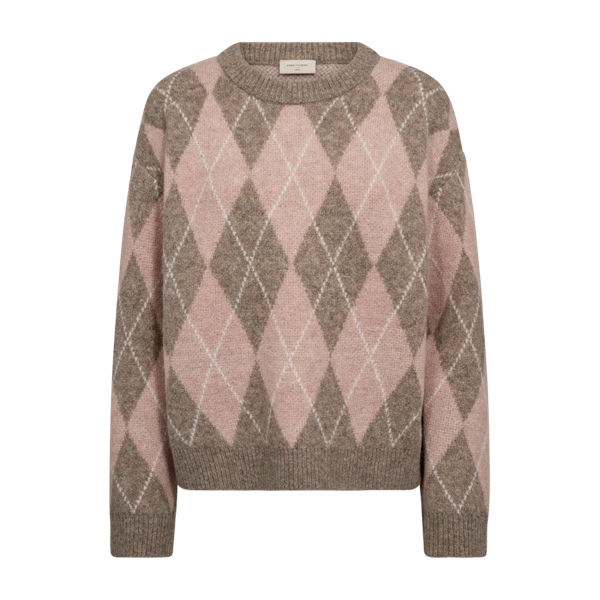 Grsargyle peysa frá Freequent