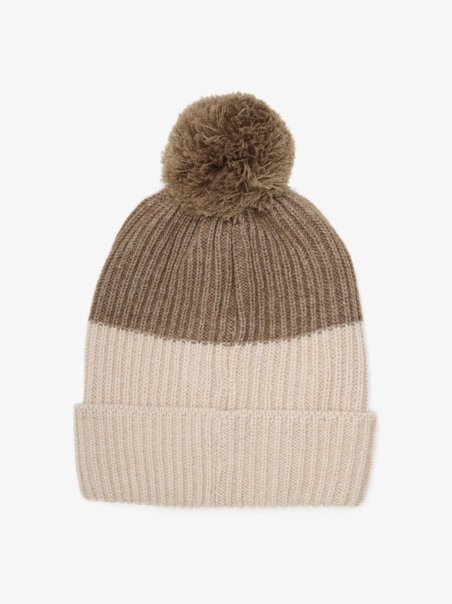 Hat Melange w. Pom Pom húfa frá Minymo