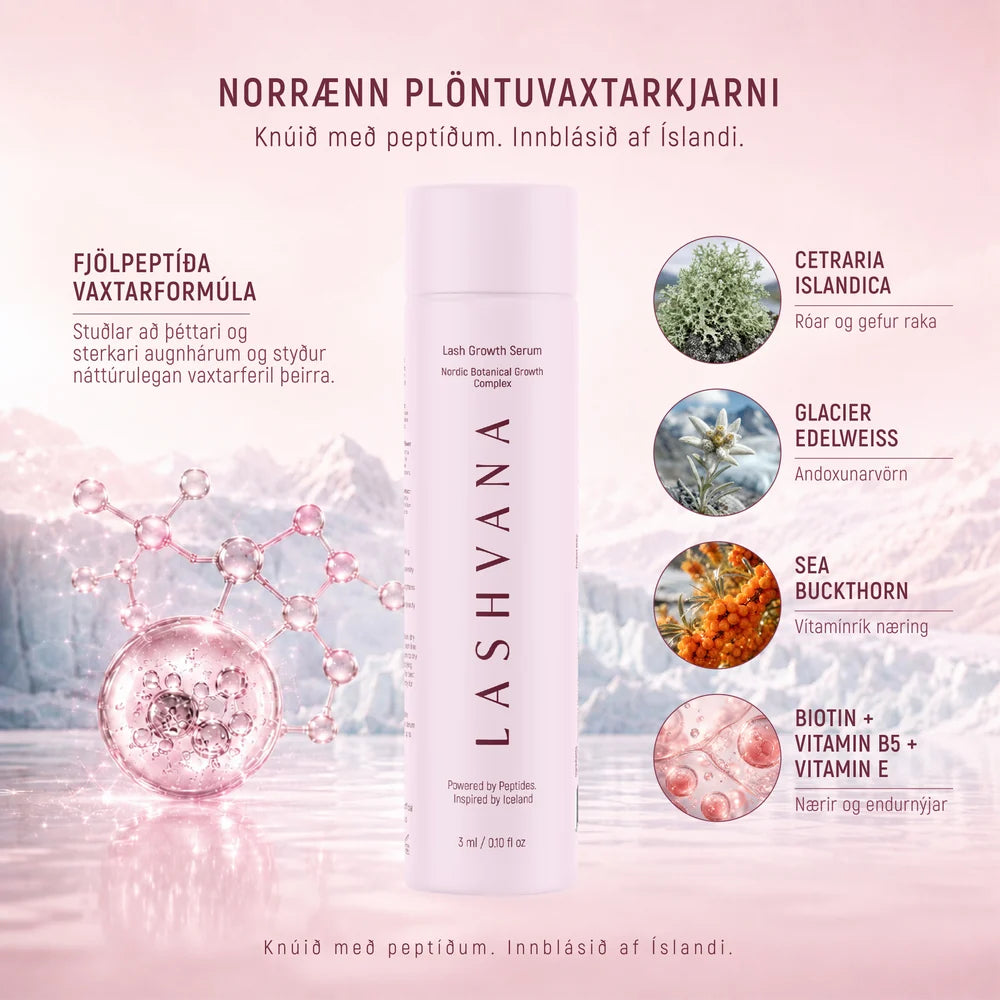 Augnháraserum, Lash Growht Serum frá Lashvana