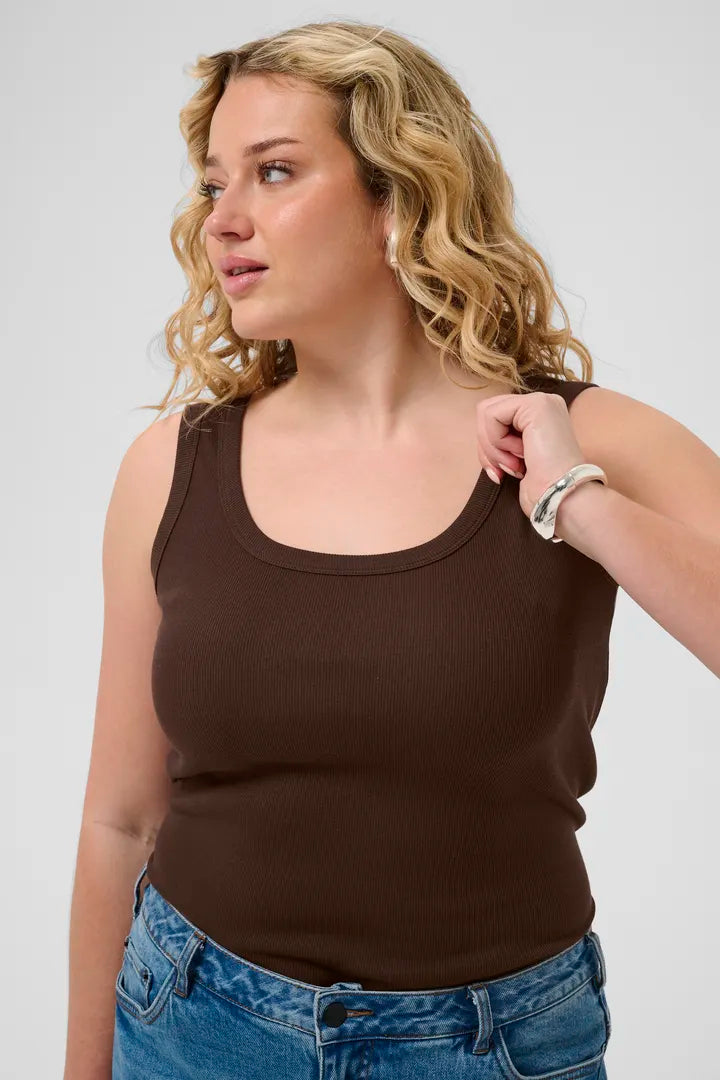Carina toppur frá Kaffe Curve