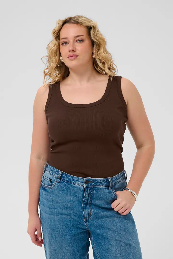 Carina toppur frá Kaffe Curve