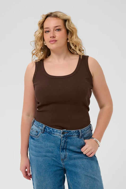 Carina toppur frá Kaffe Curve