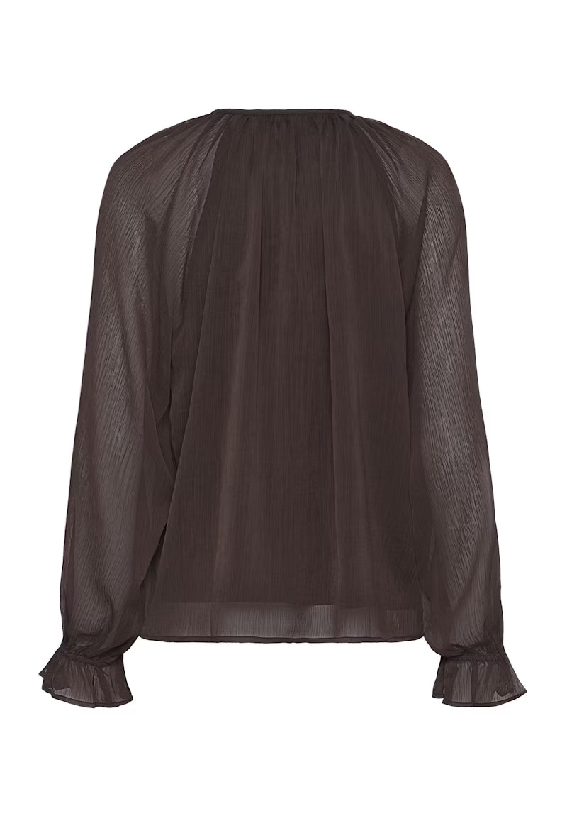 Mila Siffon blússa frá Kaffe