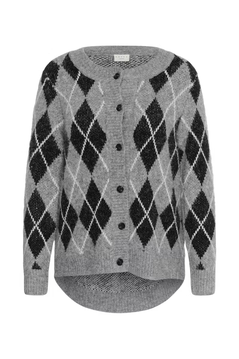 Sima Argyle peysa frá Kaffe Curve