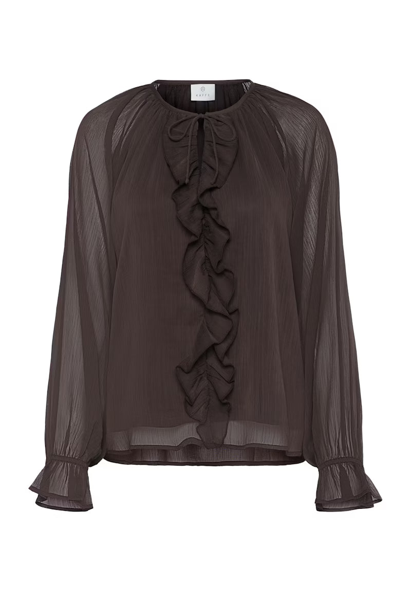 Mila Siffon blússa frá Kaffe