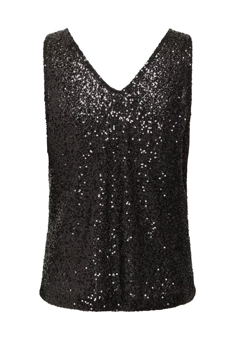 Diddi pallíettutoppur frá Cream