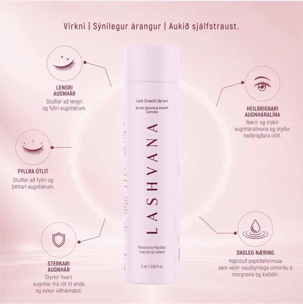 Augnháraserum, Lash Growht Serum frá Lashvana