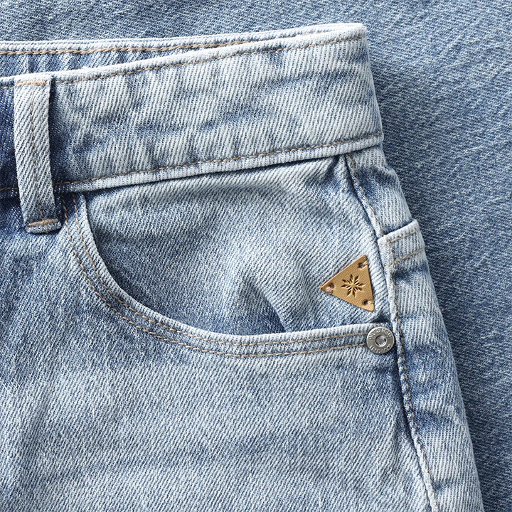 Víðar gallabuxur frá Indian Blue Jeans