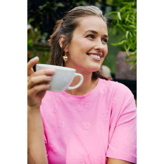 Ziprea-Tee stuttermabolur frá Freequent