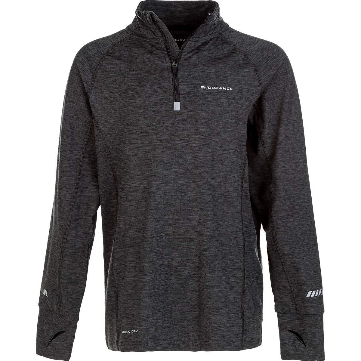 Lyle Jr. Unisex Melange Performance Midlayer frá Endurance