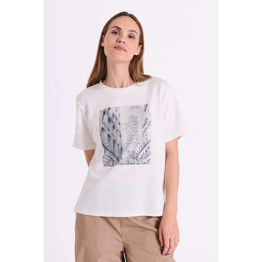 Malak-Tee stuttermabolur frá Freequent