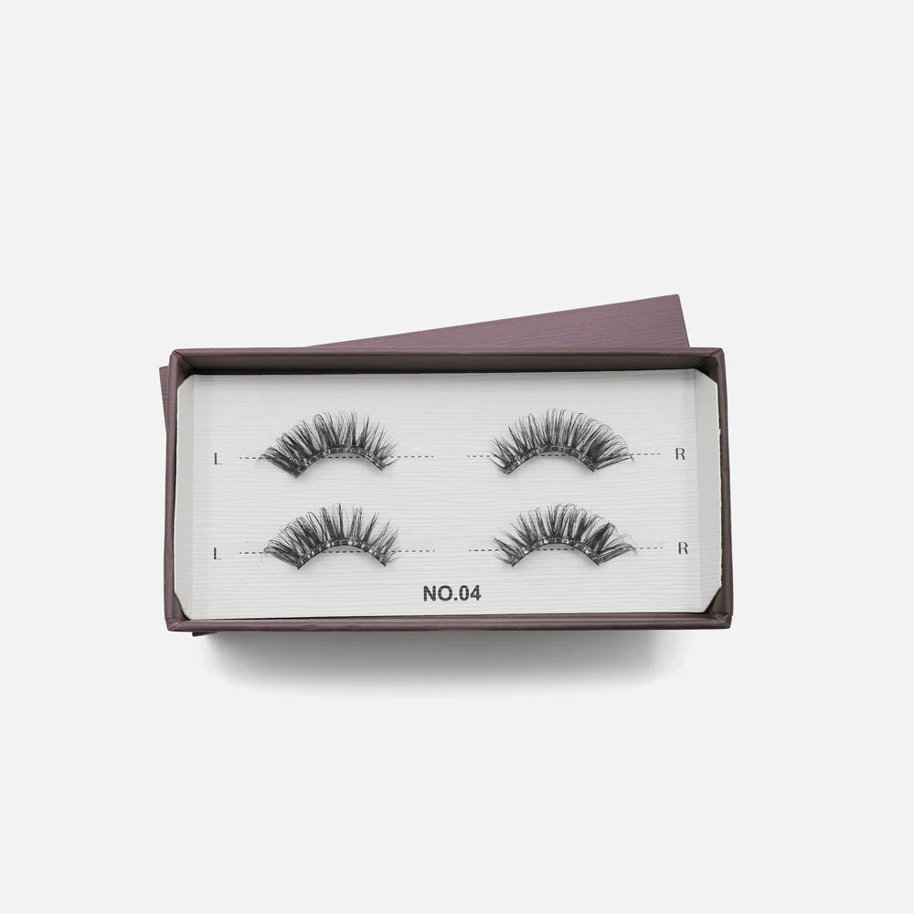 Pre-glued Half lash NO.04 frá Lashvana