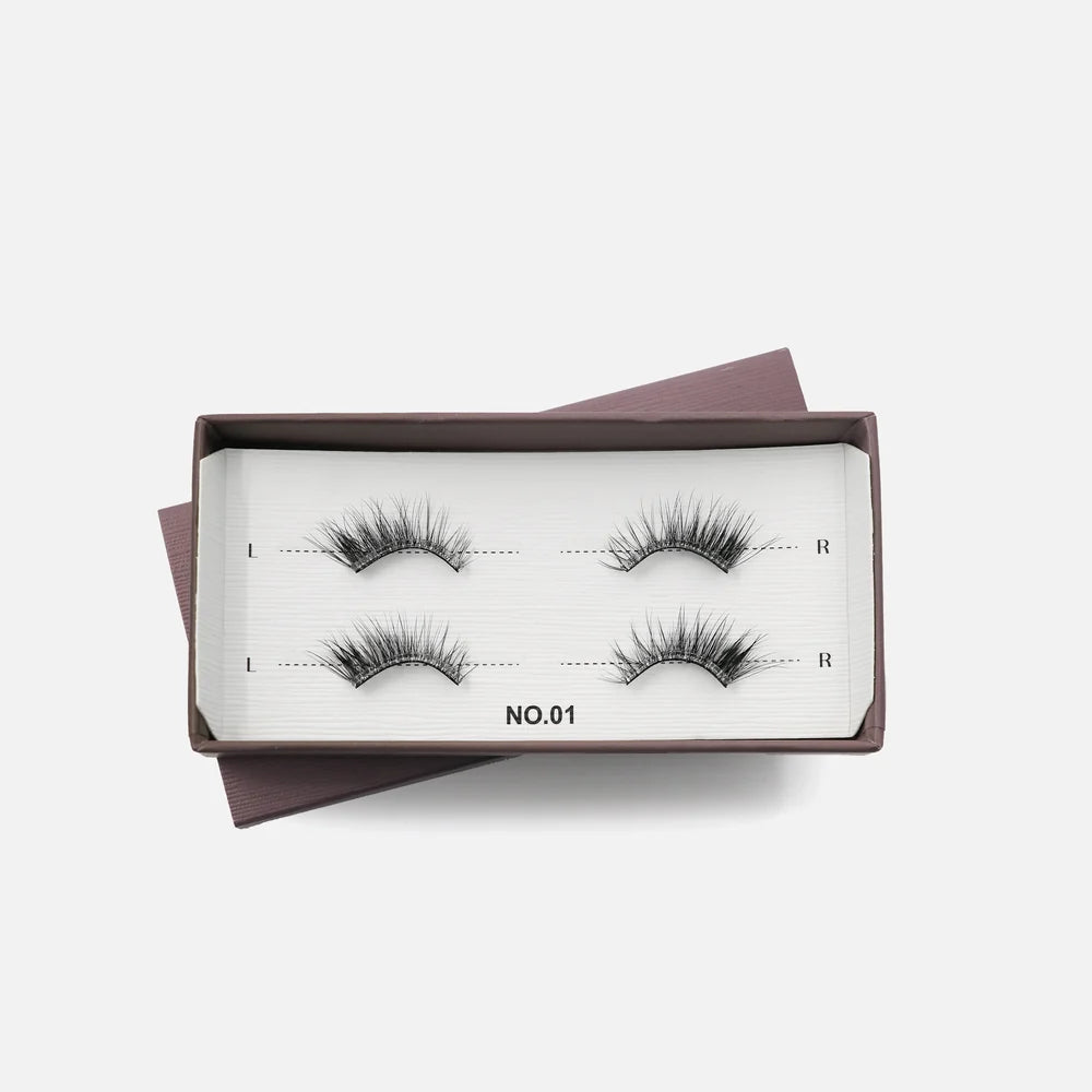 Pre-glued Half lash NO.01 frá Lashvana