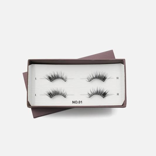 Pre-glued Half lash NO.01 frá Lashvana