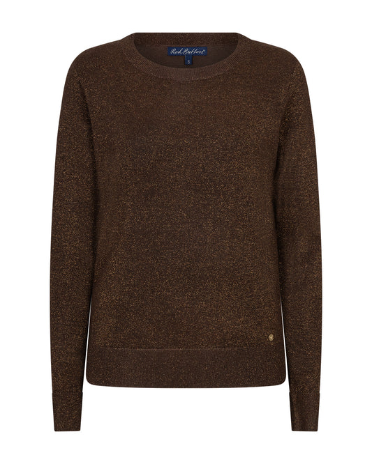 Sweet sparkle brown peysa frá Red Button