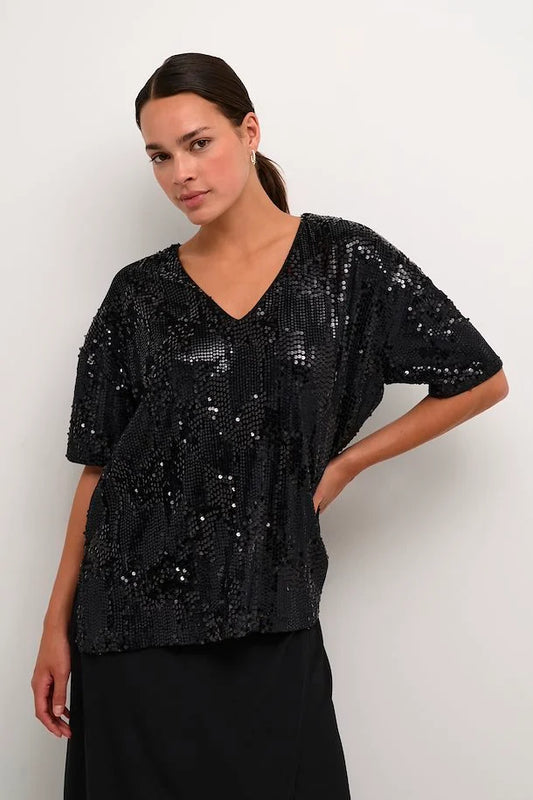 Nicole Sequin toppur frá Kaffe