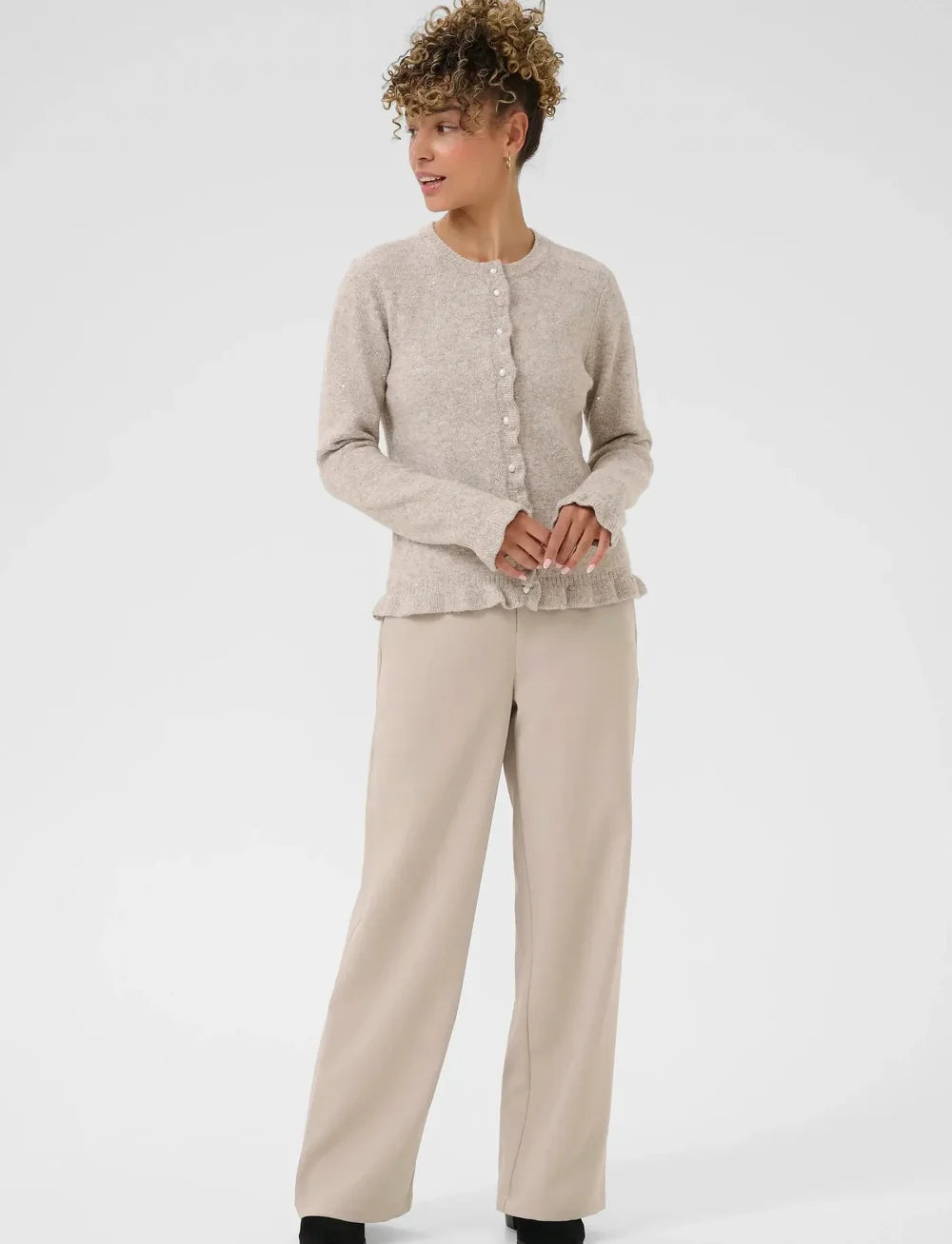 Jolly hneppt peysa frá Cream