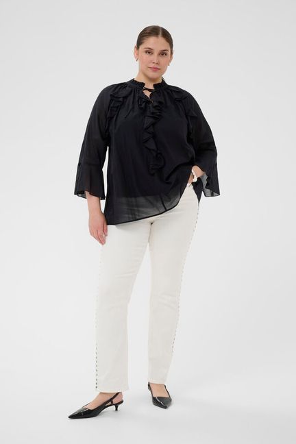 Flori blússa frá Kaffe Curve