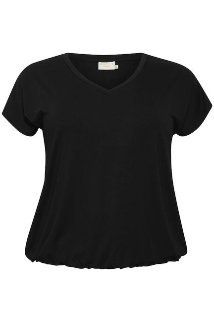 Jena V-neck stuttermabolur frá Kaffe Curve