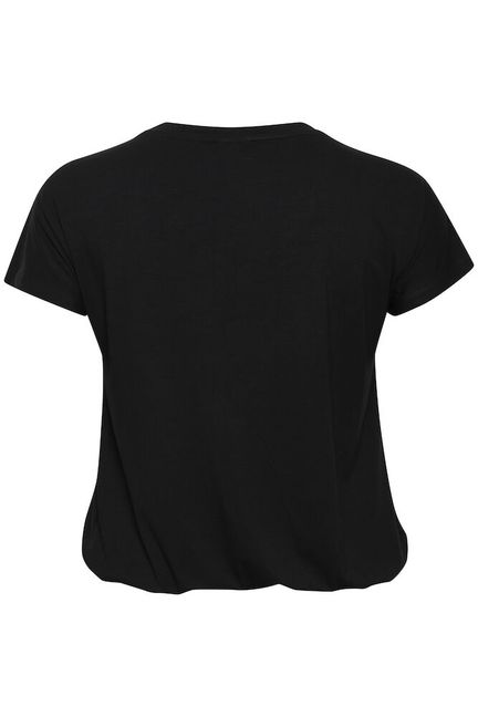 Jena V-neck stuttermabolur frá Kaffe Curve