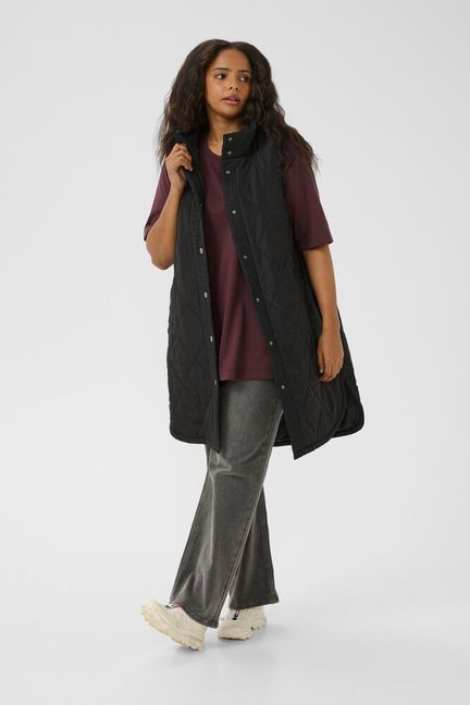 Malena Qouilted vesti frá Kaffe Curve