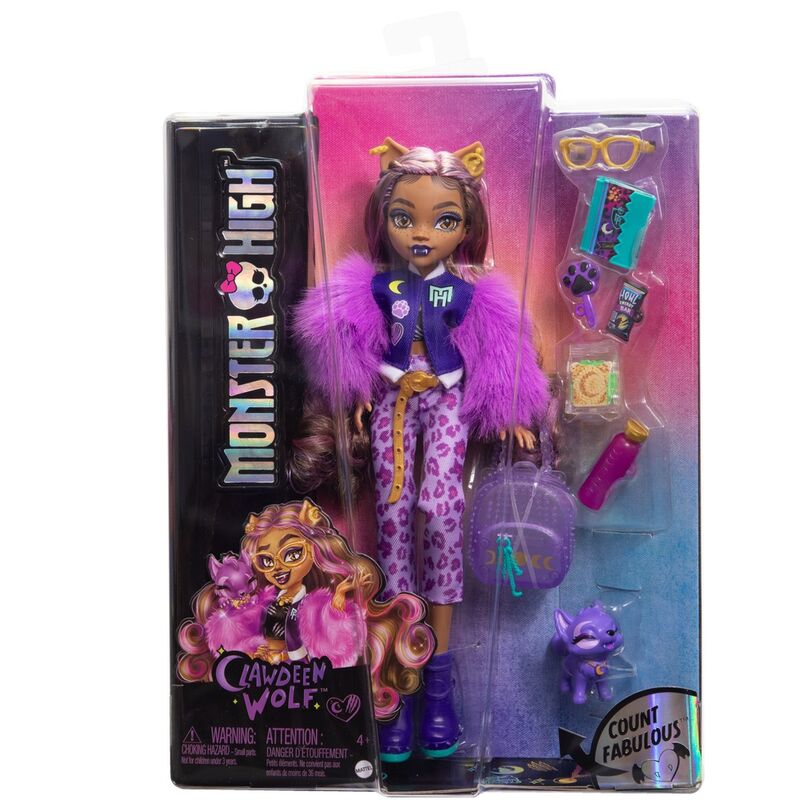 Clawdeen úlfur Monster High dúkka