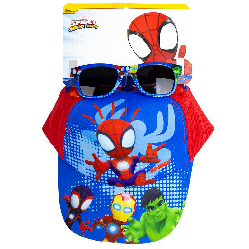Spiderman derhúfa og sólgleraugu