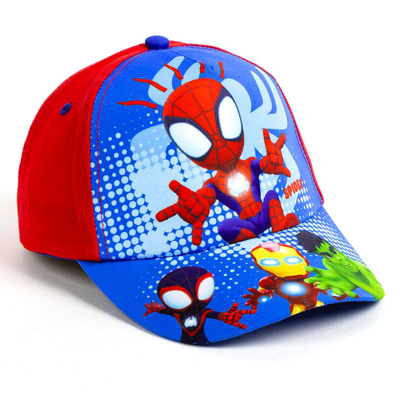 Spiderman derhúfa og sólgleraugu