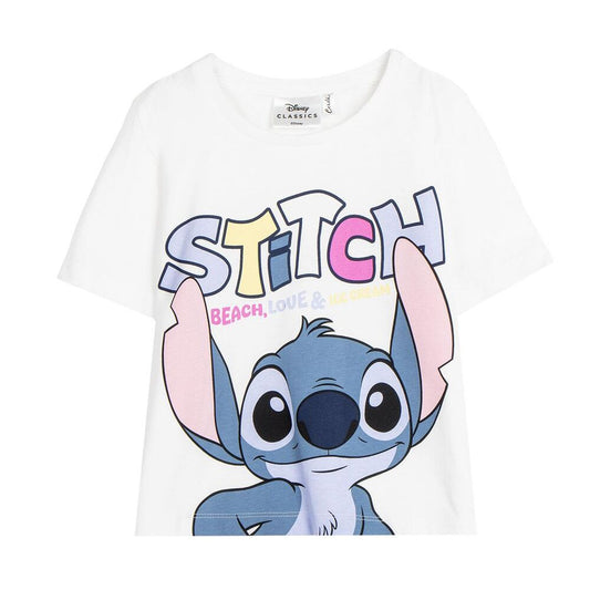 Stuttermabolur með Stitch