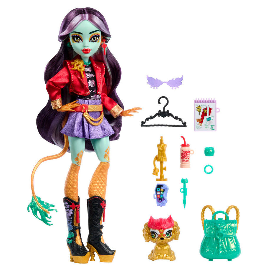 Jinafire Long dúkka frá Monster High