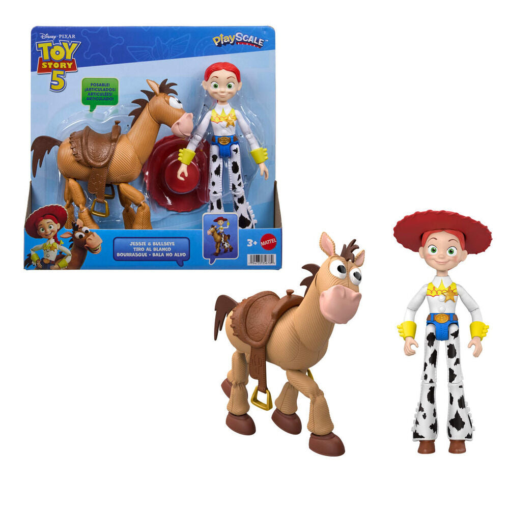 Dísa og hesturinn úr Toy Story
