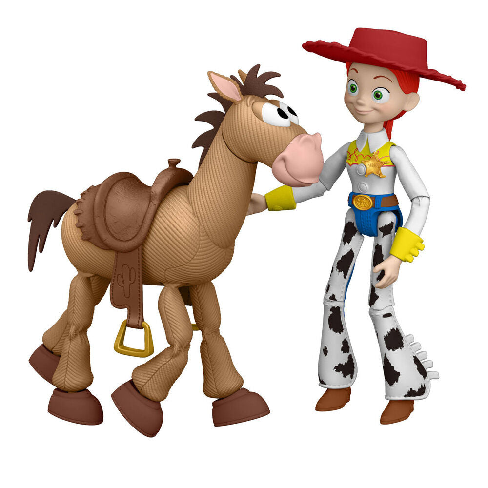 Dísa og hesturinn úr Toy Story