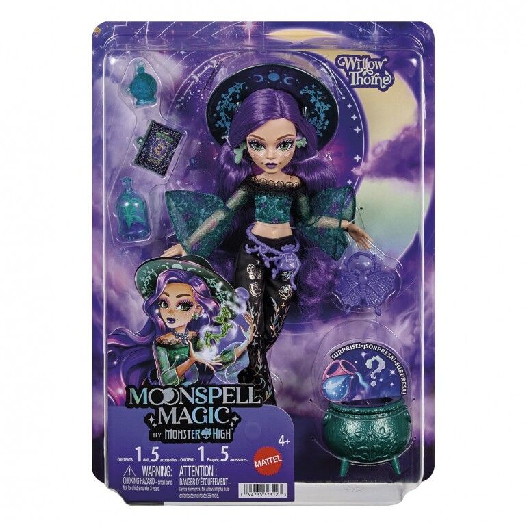 Monster High Moonspell Magic Willow Nature dúkka