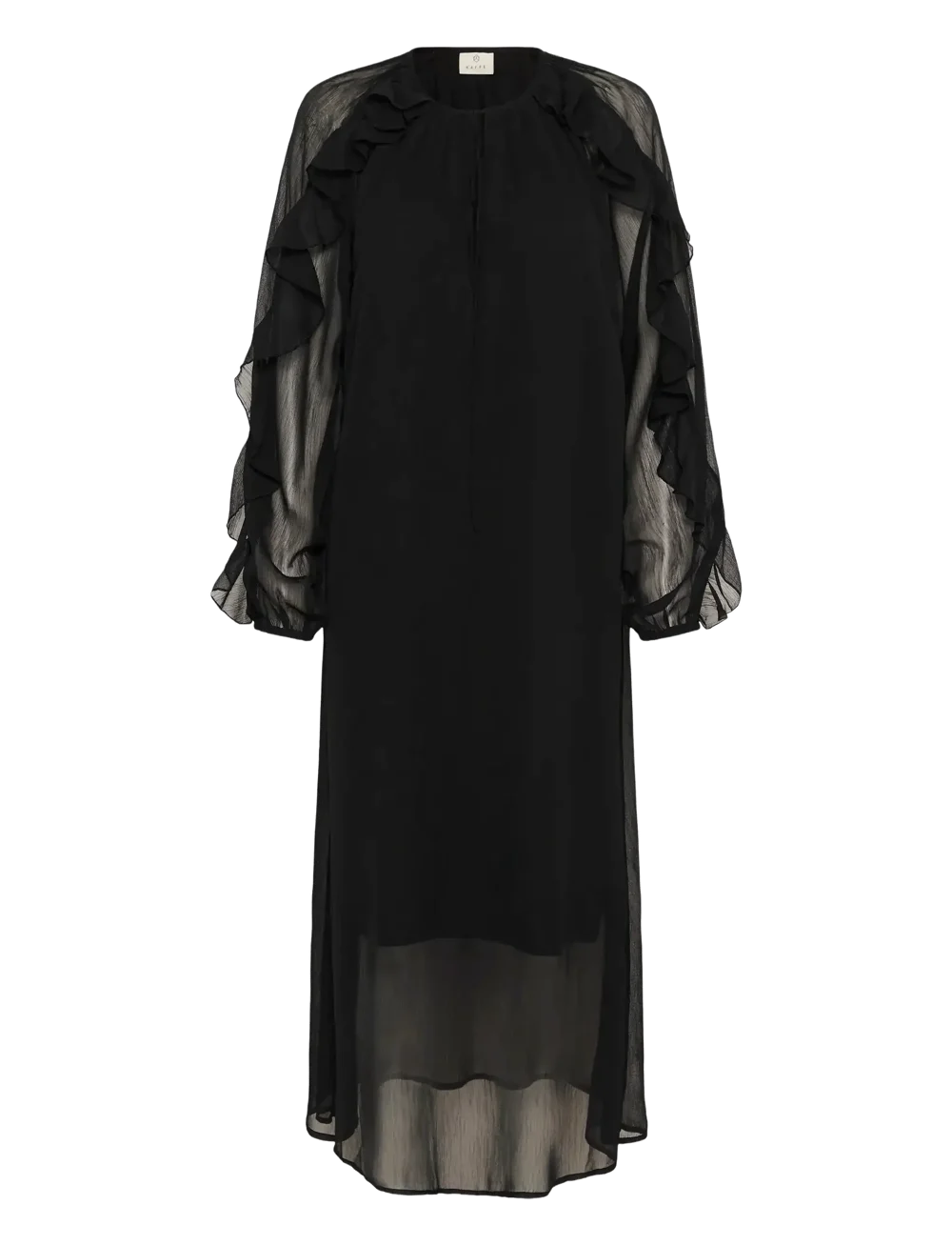 Mila siffon kjóll frá Kaffe