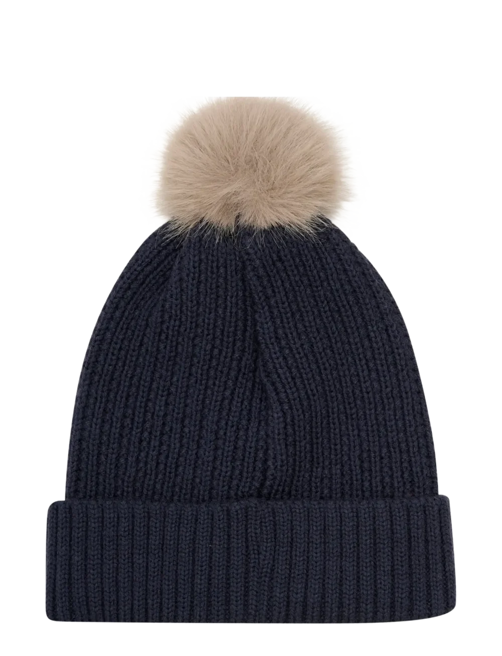 Hat w. detachable fake fur húfa frá Minymo