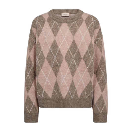 Grsargyle peysa frá Freequent