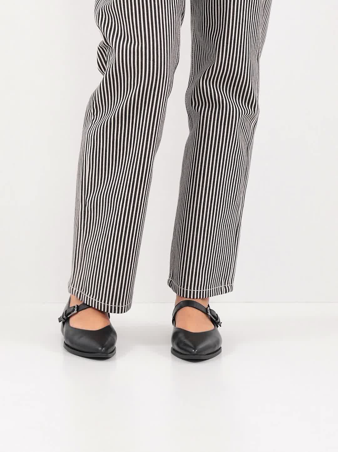 Leður ballerínuskór frá Tamaris
